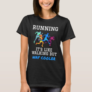 RUNNING Quote Sports Track Field Marathon Motivati T-Shirt