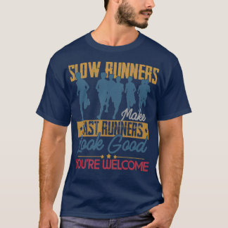Running Quotes Sayings for Running Team Distance R T-Shirt