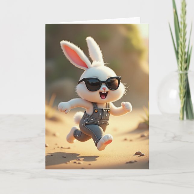 Running Rabbit Adventure Card (Front)