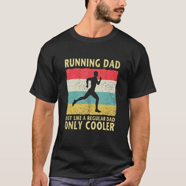 Running Runner Coach Marathoner For Men Dad Marath T-Shirt (Front)