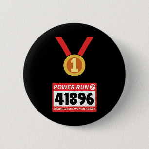 Running Runner Half Marathon Halloween Costume 6 Cm Round Badge