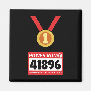 Running Runner Half Marathon Halloween Costume  Magnet