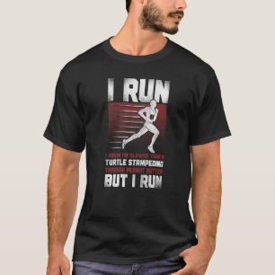 Running Runner Half Marathon Vintage I Run I Know  T-Shirt