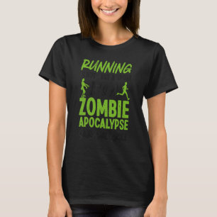 Running Runner Half Marathon Zombie Running Is Not T-Shirt