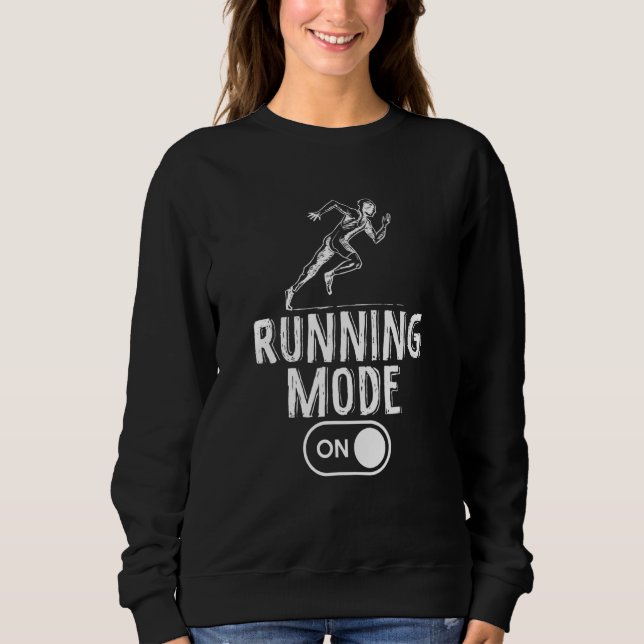 Running  Runner Love Training Jogging Cross access Sweatshirt (Front)