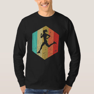 Running Runner Marathon Vintage Retro Run Sport 7 T-Shirt