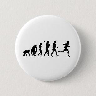 Running Runners Athletics Race and Marathon 6 Cm Round Badge