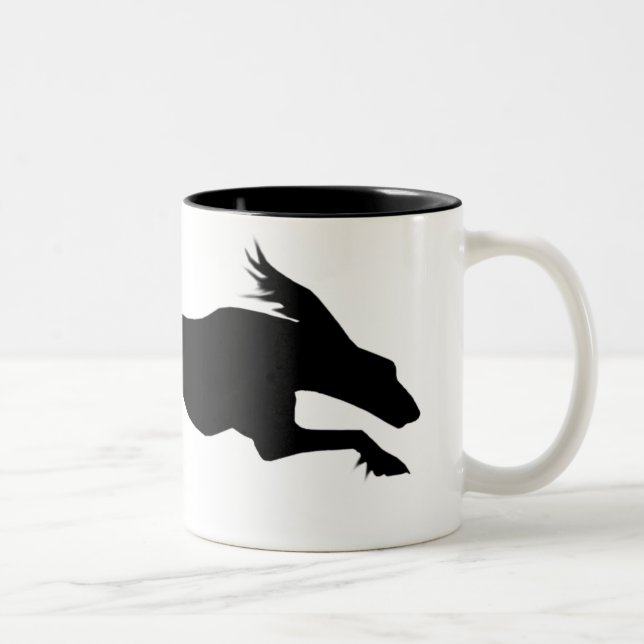 Running Saluki Dog Mug (Right)