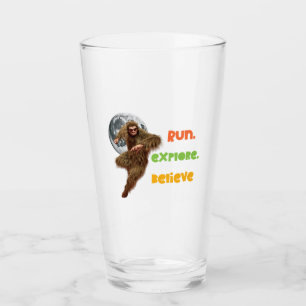 Running Sasquatch Adventure Believe Design Glass