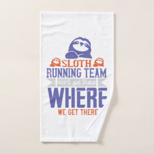 Running - Sloth Running Team Hand Towel