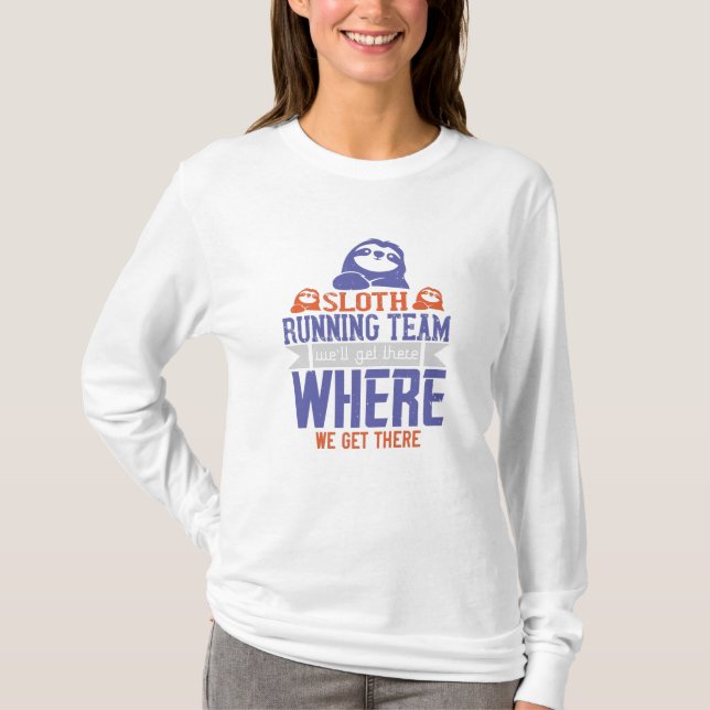 Running - Sloth Running Team T-Shirt (Front)