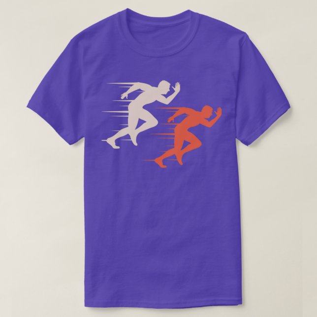 Running Sport Marathon Fitness Gift Jogging T-Shirt (Design Front)