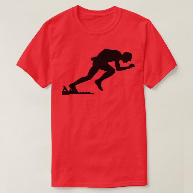 Running sprint start T-Shirt (Design Front)