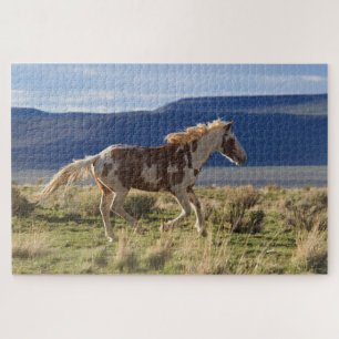 Running Stallion, Steens Mountains, Oregon Jigsaw Puzzle