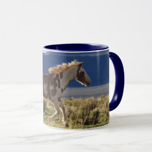 Running Stallion, Steens Mountains, Oregon Mug