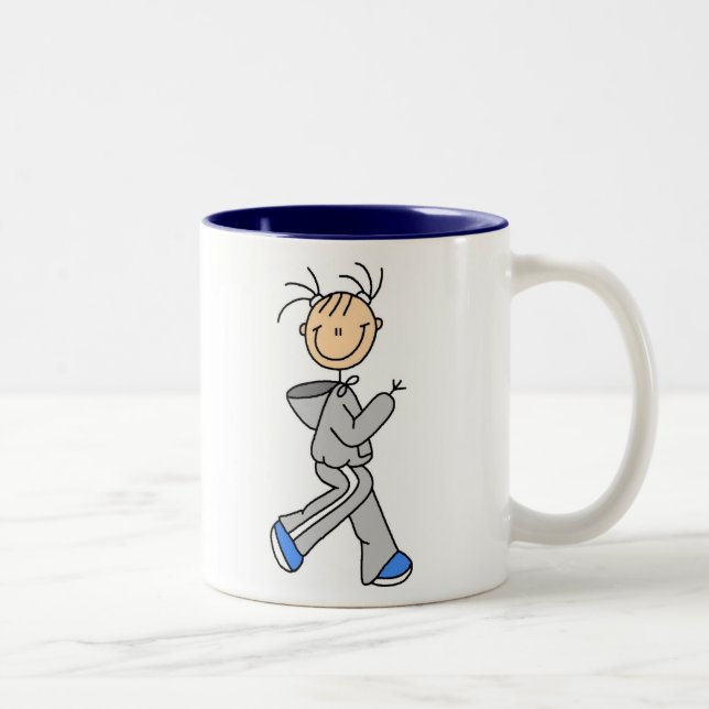 Running Stick Figure Mug (Right)