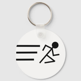 Running Stickman Key Ring
