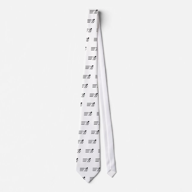 Running Stickman Tie (Front)