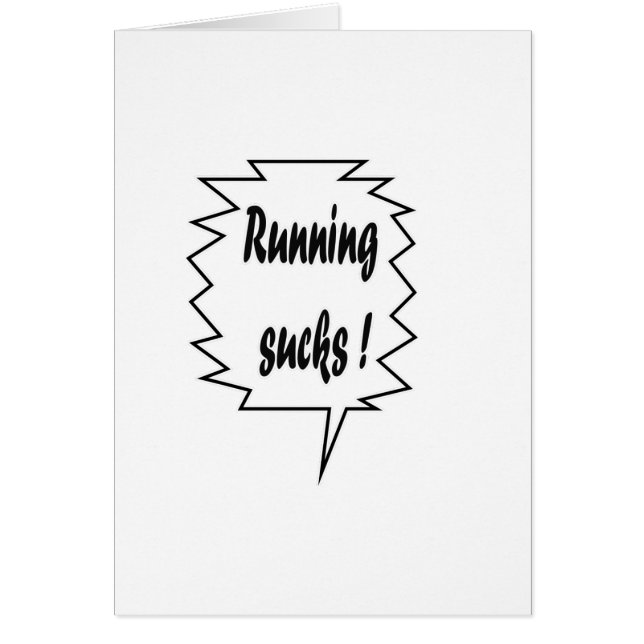 Running Sucks (Front)