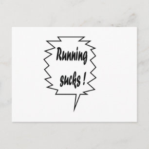 Running Sucks Postcard