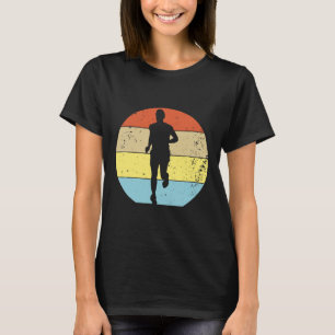 Running T Shirt Gift For Runners Retro Vintage Sty