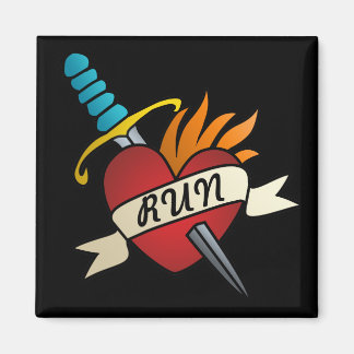 Running Tattoo Magnet