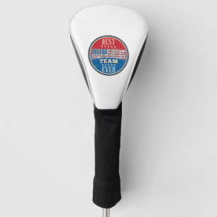 Running Team Patriotic Vintage Badge Design_1 Golf Head Cover