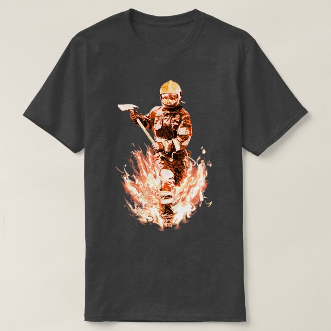 Running through fire T-Shirt (Design Front)