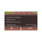 Running Track - Athletics Coach Business Card