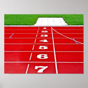 Running Track Poster/Print Poster