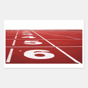 Running track stickers