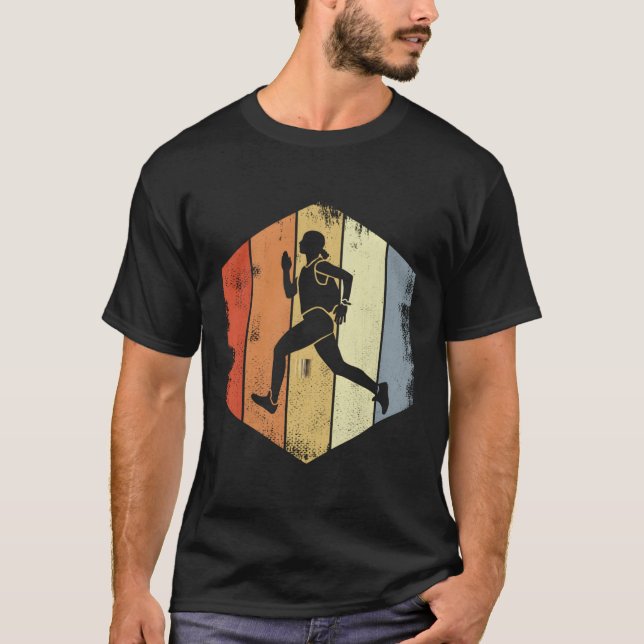 Running Triathlete Jogging T-Shirt (Front)