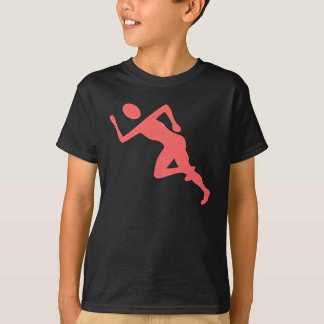 Running - Tropical Pink T-Shirt (Front)