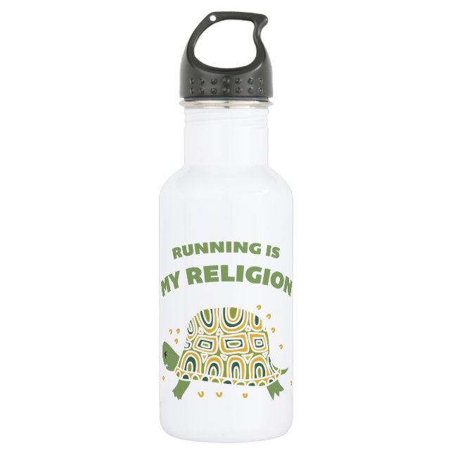 Running Turtle 532 Ml Water Bottle (Front)