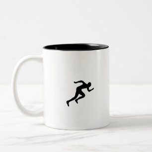 Running Two-Tone Coffee Mug