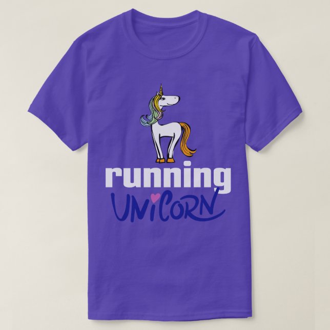 Running Unicorn 2 T-Shirt (Design Front)