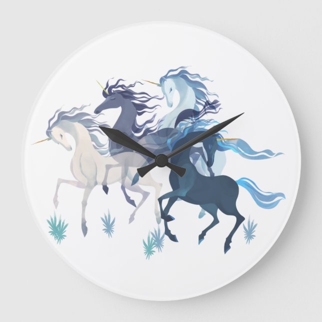 Running Unicorns clock (Front)