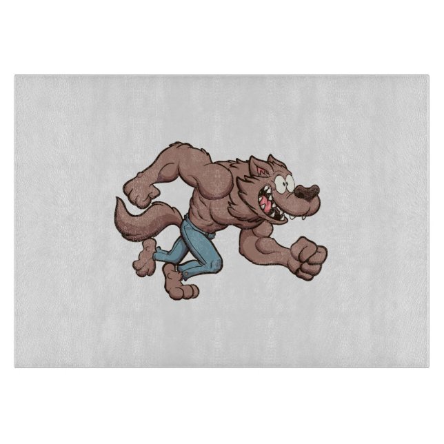 Running Werewolf Cutting Board (Front)