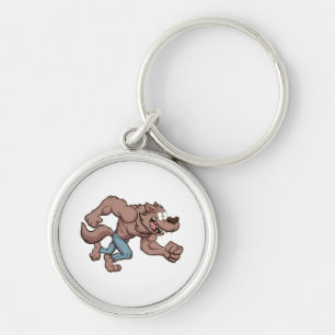 Running Werewolf Key Ring