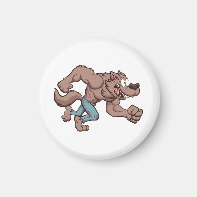 Running Werewolf Magnet (Front)