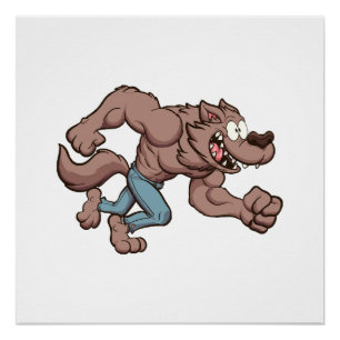 Running Werewolf Poster