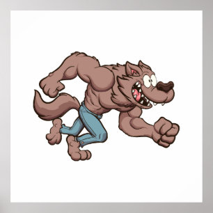 Running Werewolf Poster
