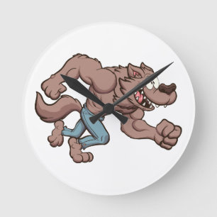 Running Werewolf Round Clock