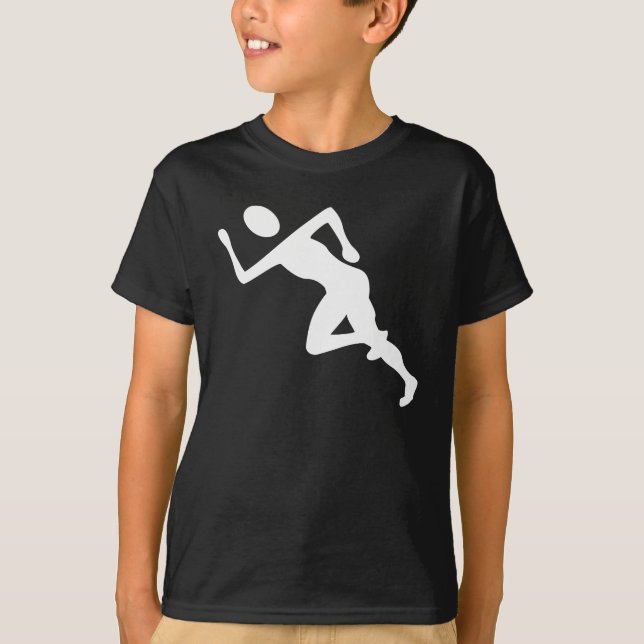 Running - White T-Shirt (Front)