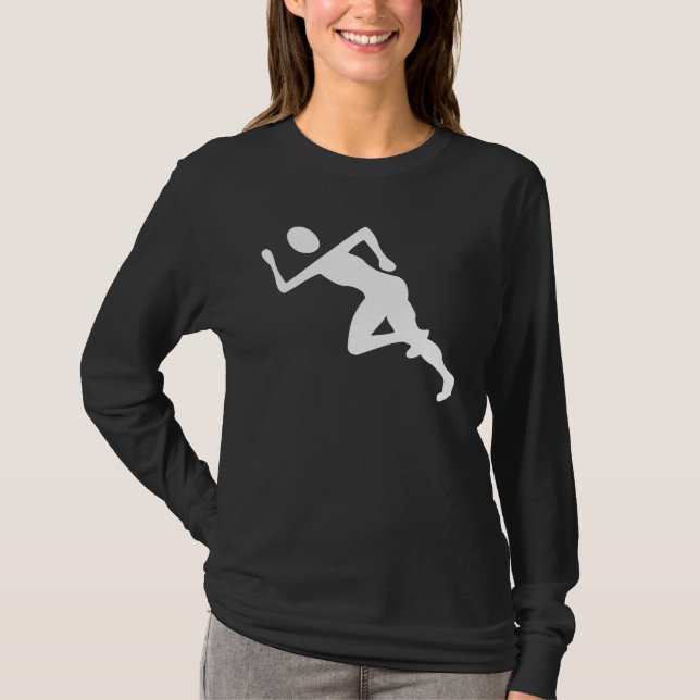 Running - White T-Shirt (Front)