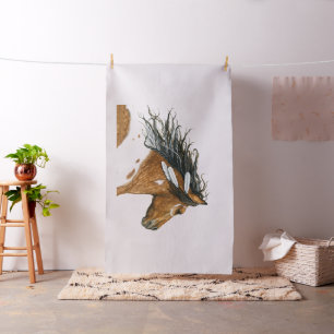 Running Wild horse by Bihrle Fabric