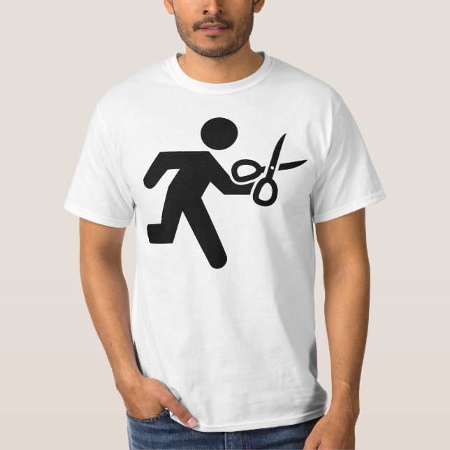 Running with Scissors T-Shirt (Front)