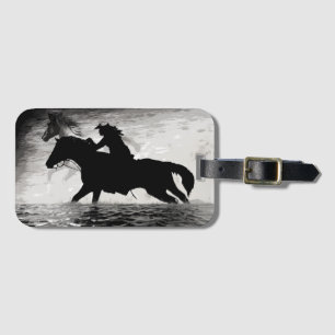 Running with Spirits - Horses   Luggage Tag