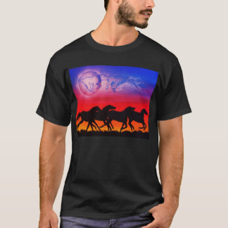 Running with the moon T-Shirt