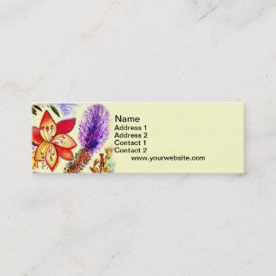 Running with the Wind Mini Business Card